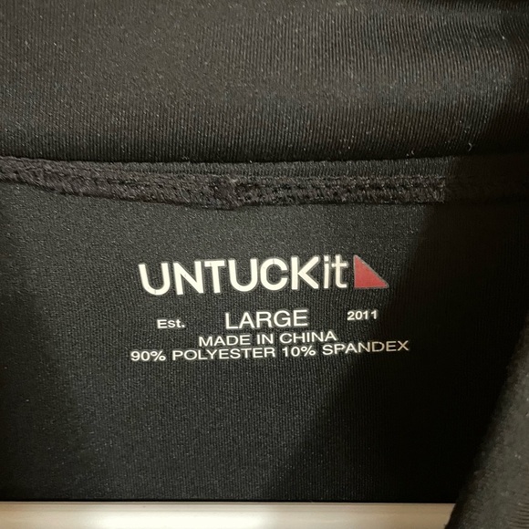 UNTUCKit -Jacket Mens Black Phiefer Pavitt Long Sleeve Full Zip Pockets - Picture 4 of 4